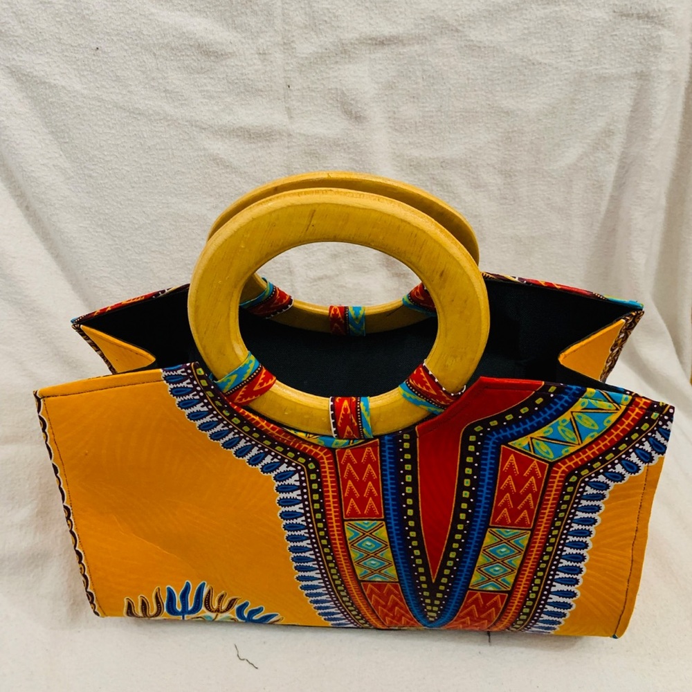 African fabric handbags